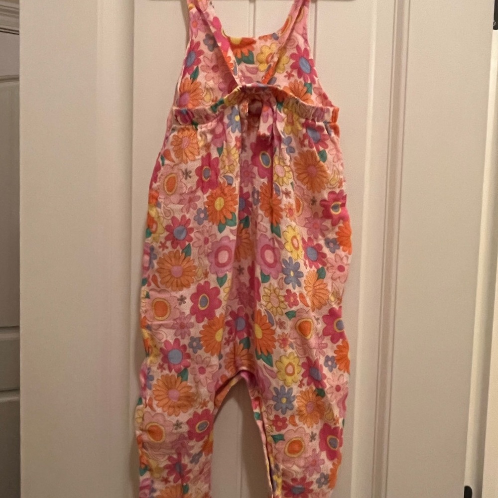 NWT Angel dear floral jumpsuit